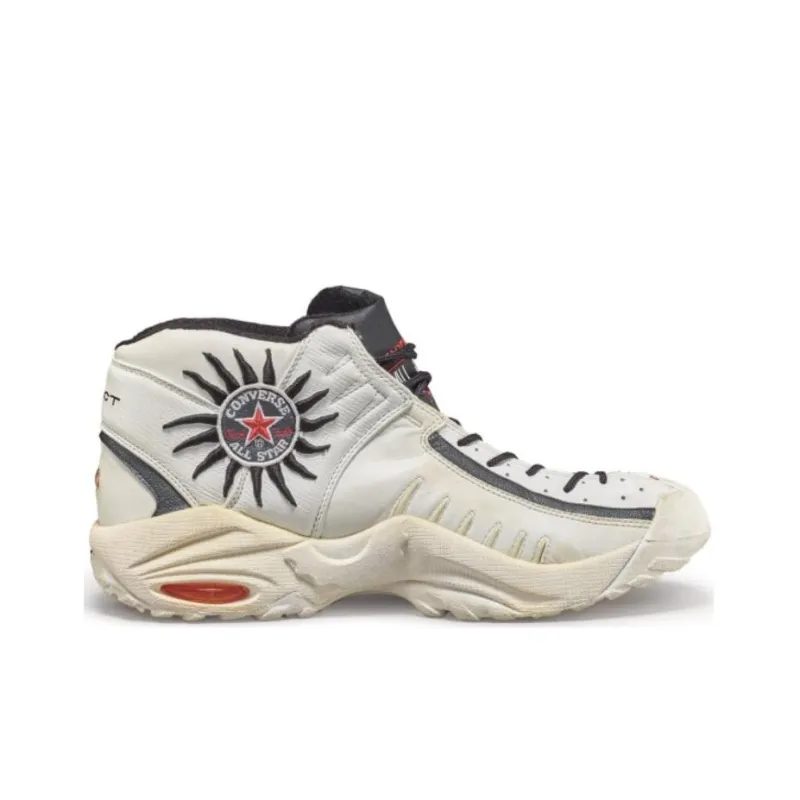 Converse All Star Anti Slip Wear Resistant High Top Basketball Shoes Unisex White-1