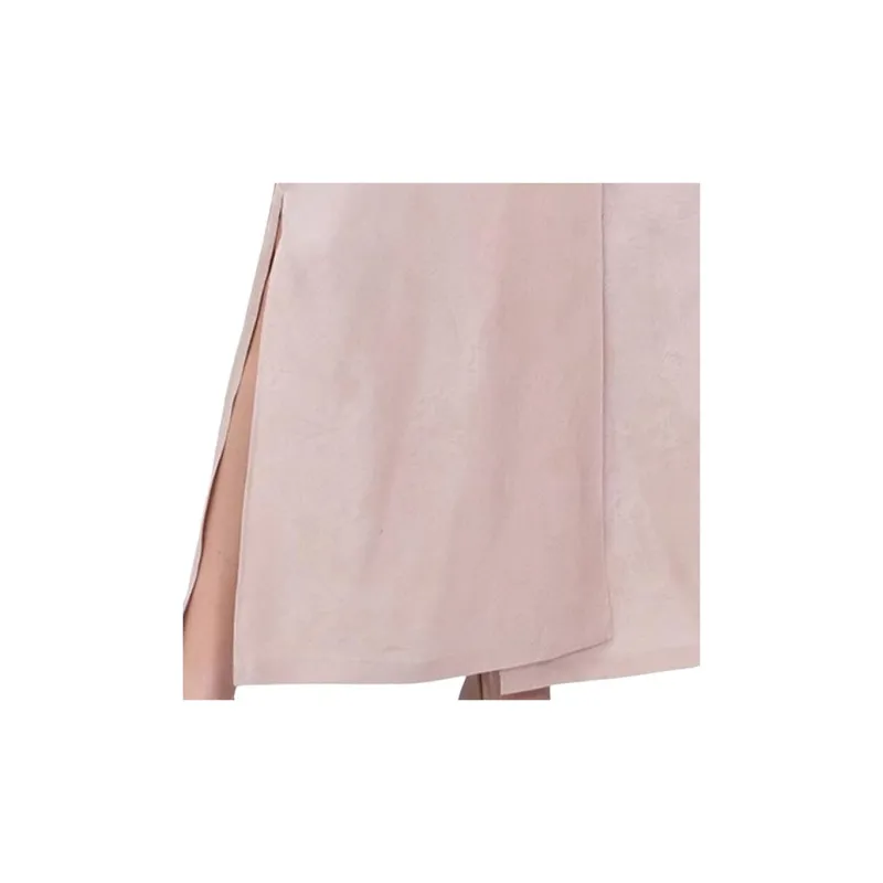 BESIONIA Casual Long Skirts Women's Pink Floral-4