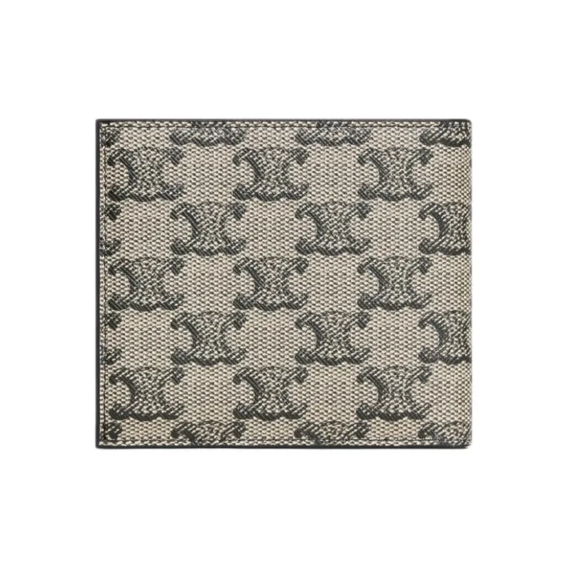 CELINE All Over Logo Patterned Bi Fold Wallet-2