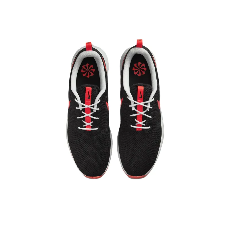 Nike Roshe G Anti Slip Wear Resistant Low Top Golf Shoes Unisex Black Red-3