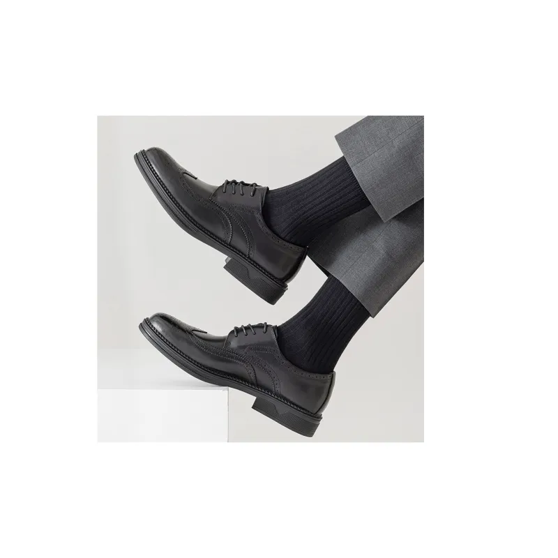 SHIWAJI Mid Calf Socks Men's 5 Pack-3