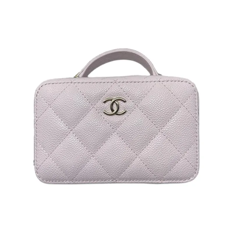 CHANEL Grain Calfskin Box Bag, Camera Bag, Shoulder Bag, Crossbody Bag Mini Women's Baby Pink-0