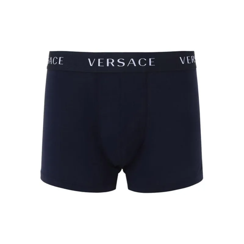 VERSACE Logo Trunks Bi Pack 'White/Blue'-2