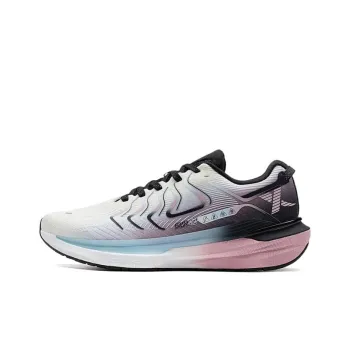 XTEP Wind And Fire Generation 28 Anti Slip Wear Resistant Low Top Running Shoes Women's White Pink Black