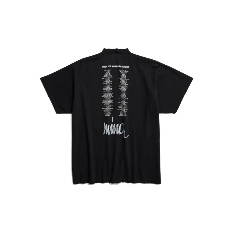 Balenciaga T Shirt Regular Fit Unisex Black-1