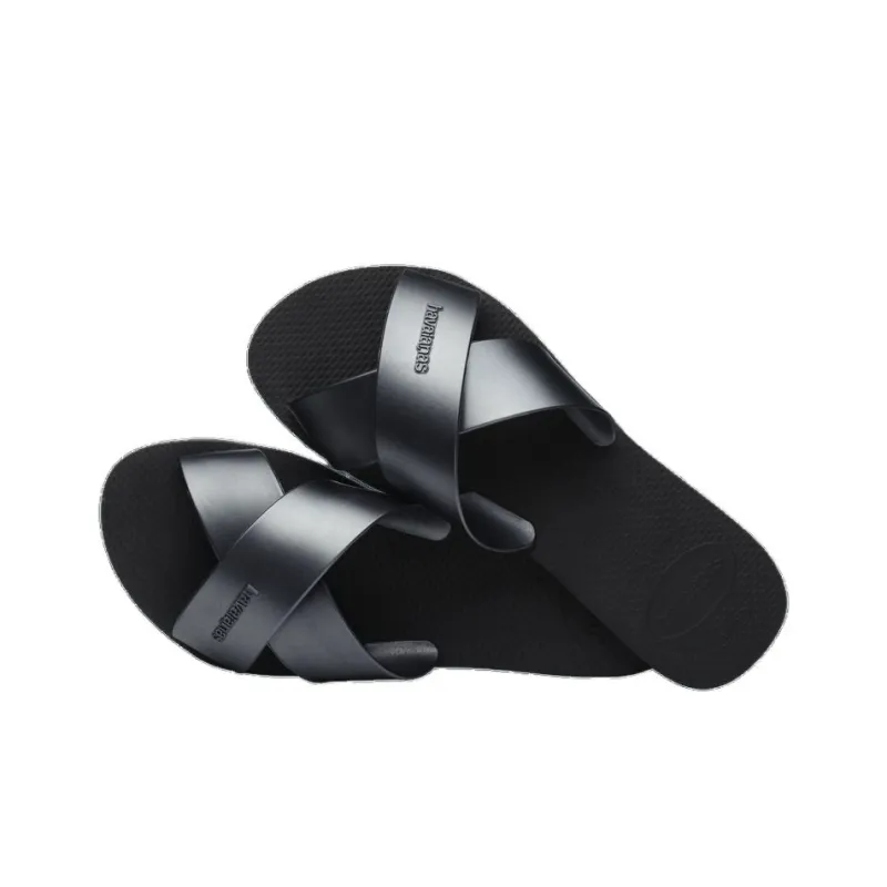 Havaianas Slide Slippers Women's Black-3