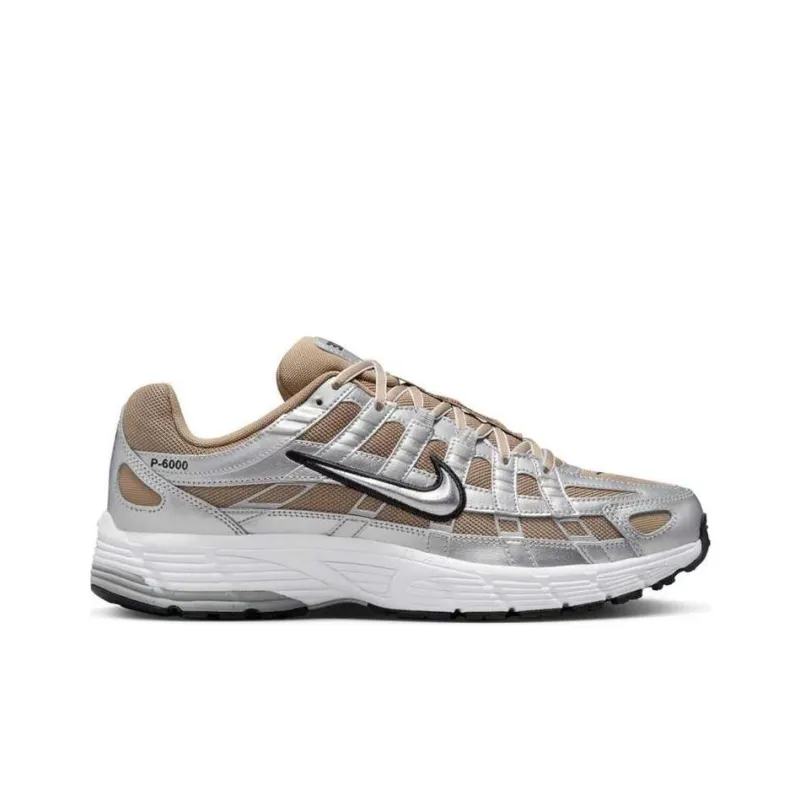 Nike P 6000 Khaki Metallic Silver-1