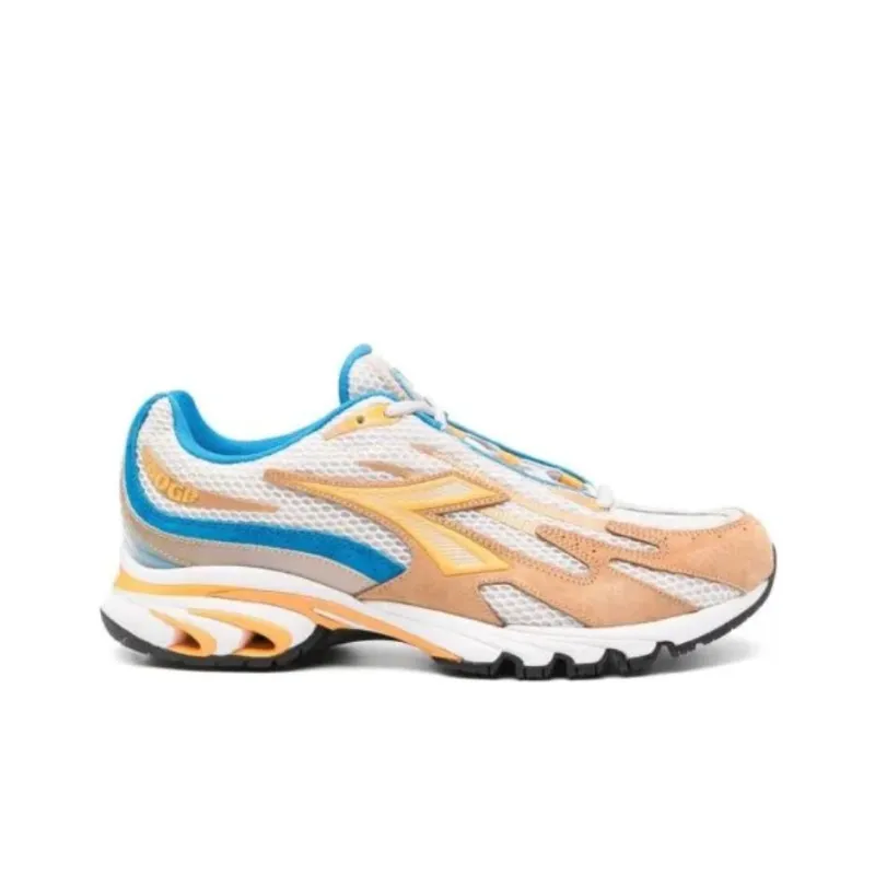 Diadora Cushioning, Wear Resistant Low Top Running Shoes Men's Yellow-1