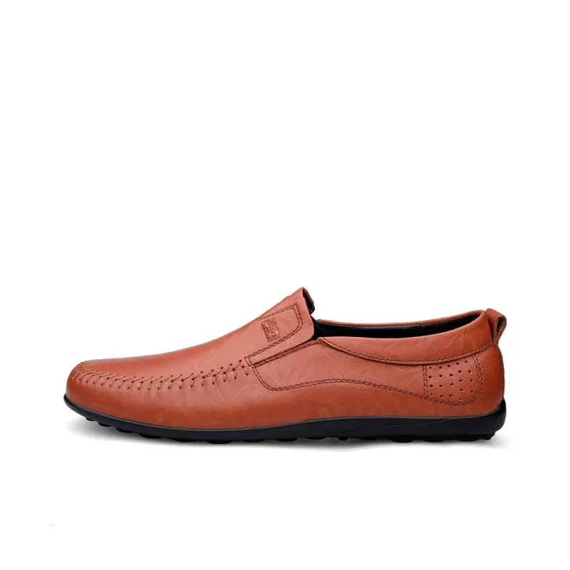Mulinsen Men's Casual Shoes Men Low Top Black/Red Brown/Dark Brown-3
