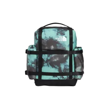 THE NORTH FACE Recycled Polyester Backpack Regular Unisex Mustard Ice Dyed Black