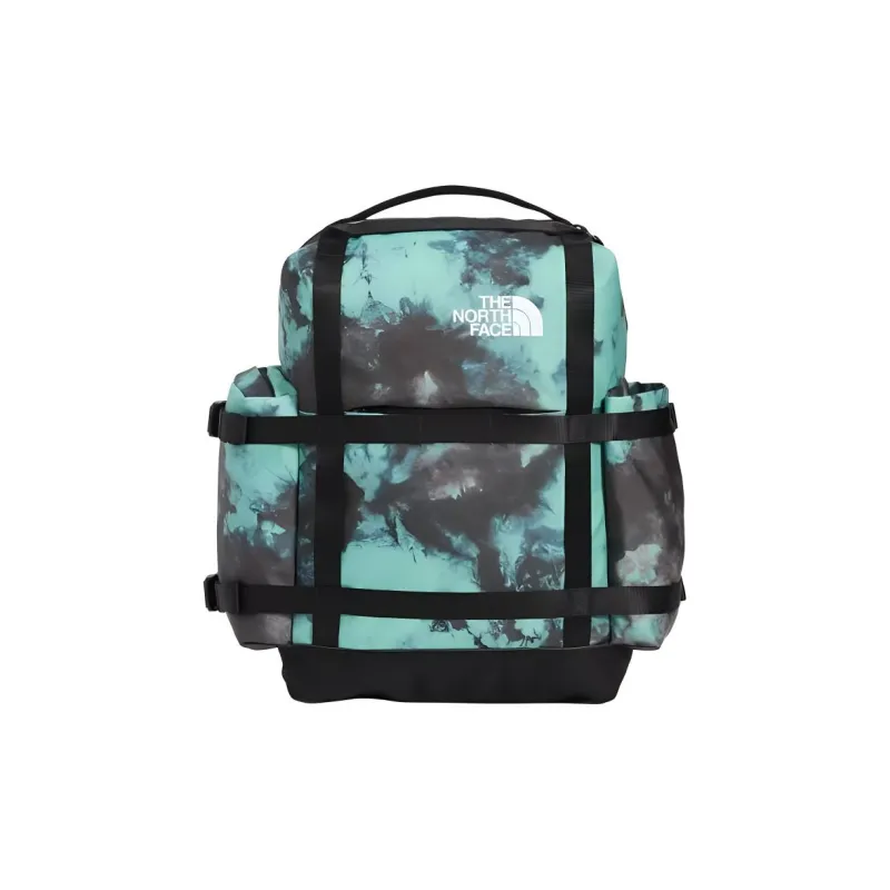 THE NORTH FACE Recycled Polyester Backpack Regular Unisex Mustard Ice-Dyed Black-0