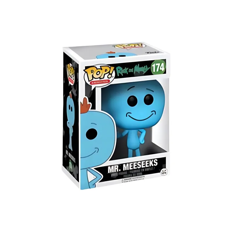 Funko POP! Collection ANIMATION Rick And Morty Mr Meeseeks Chibi Figures-1