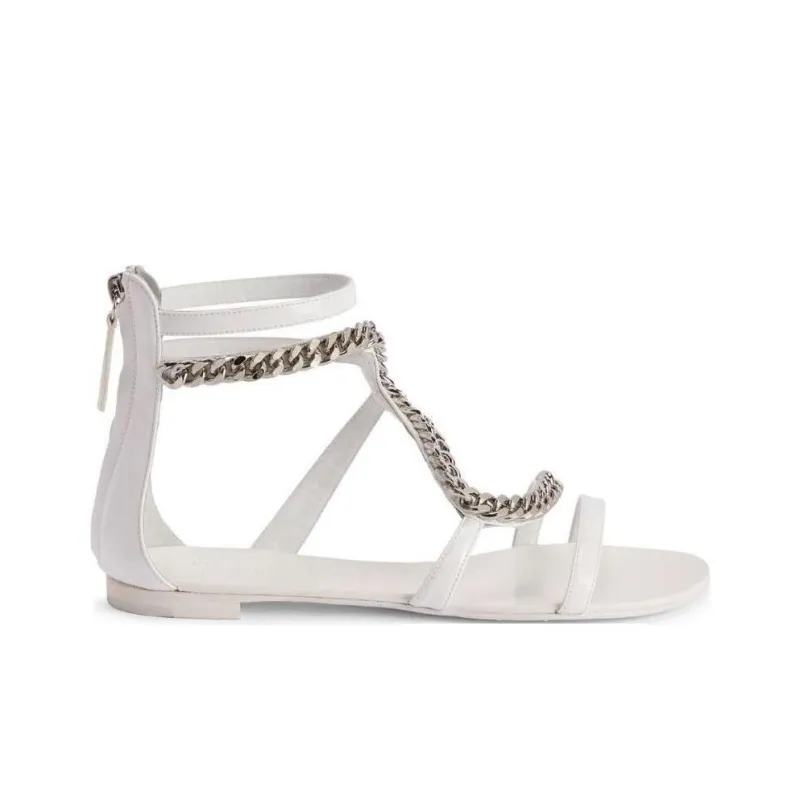 Giuseppe Zanotti Samantha Chain link Leather Sandals-1