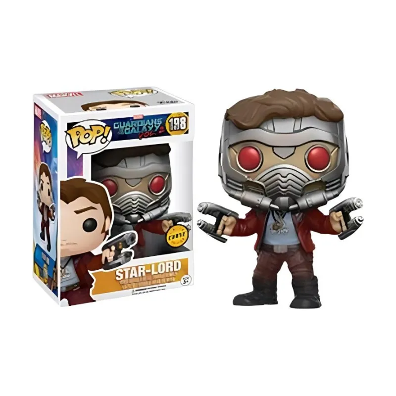 Funko Pop! Marvel Guardians Of The Galaxy Vol. 2 Star Lord Chase Bobble Head #198-0