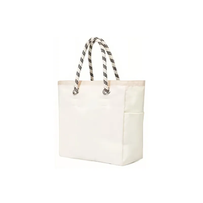 Skechers LeSportsac Collaboration Fabric Tote Bag, Shopping Bag, Shoulder Bag, Handbag Tubas Unisex Beige-3