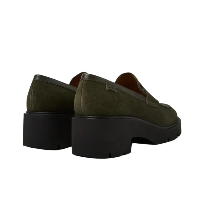 CAMPER Milah Loafers 5.4cm Women's Olive Green-3