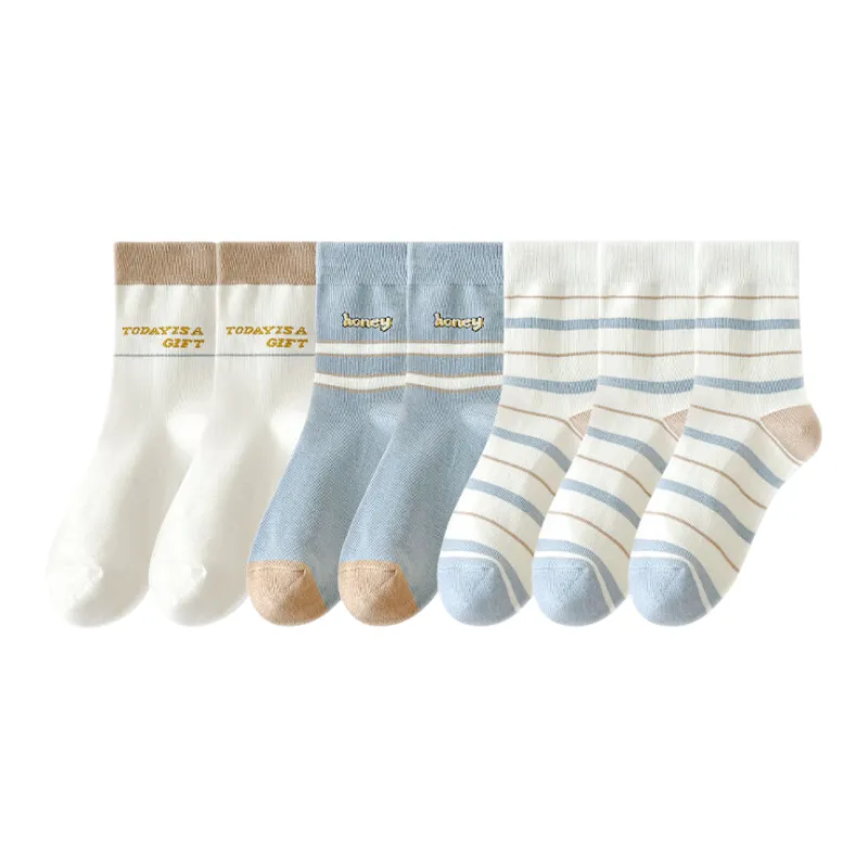 Lan Miao Mid Calf Socks Women's 7 Pack-2