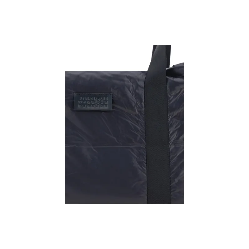 MM6 Maison Margiela Numeric Motif Crunched Weekend Bag-3