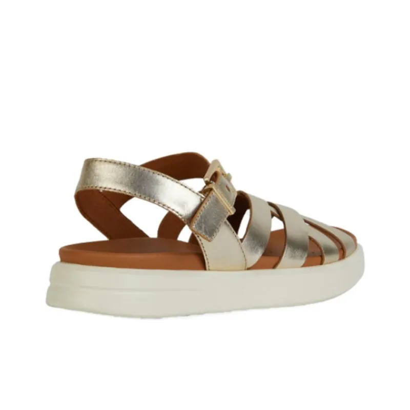 GEOX One Strap Sandals Women's Light Gold-3
