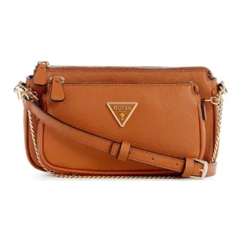 GUESS Polyurethane Shoulder Bag Crossbody Bag Women's Orange