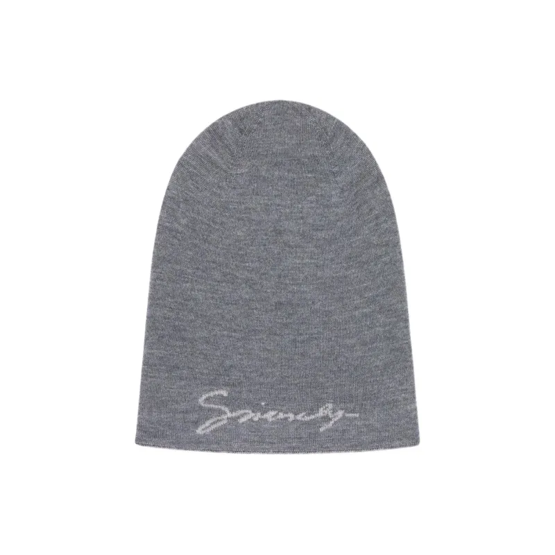 GIVENCHY Wool Beanies Men's Light Gray-2
