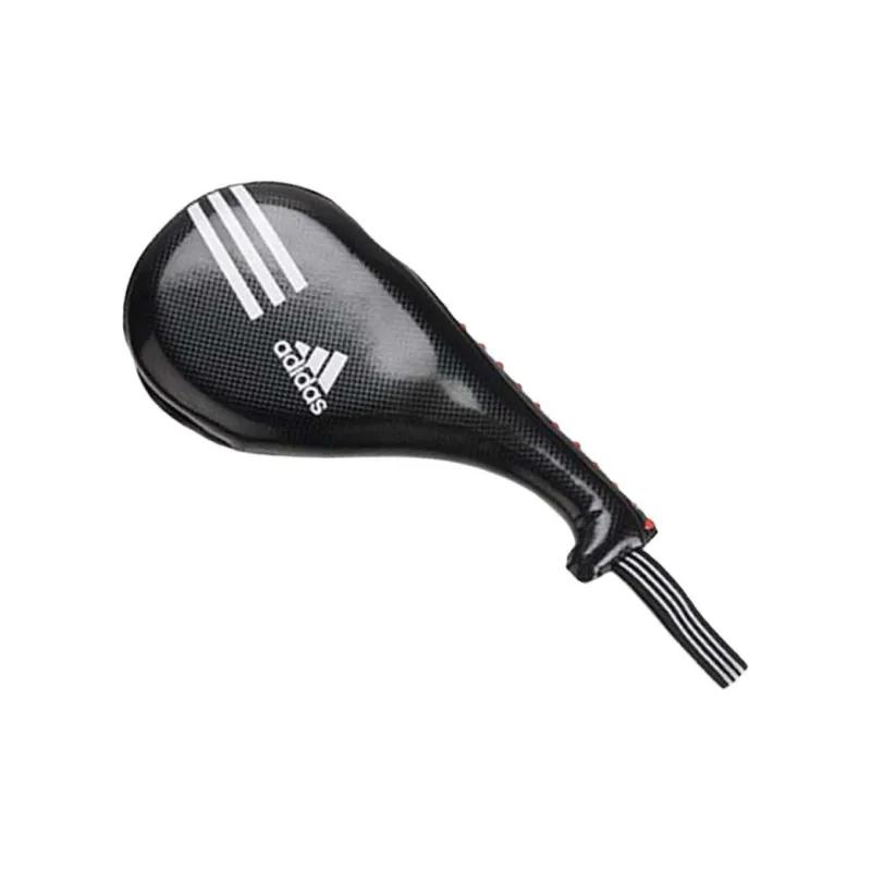 Adidas Taekwondo Equipment Taekwondo Kick Pad Carbon Fiber Texture Maya PU EVA Inner Liner Unisex Black-4