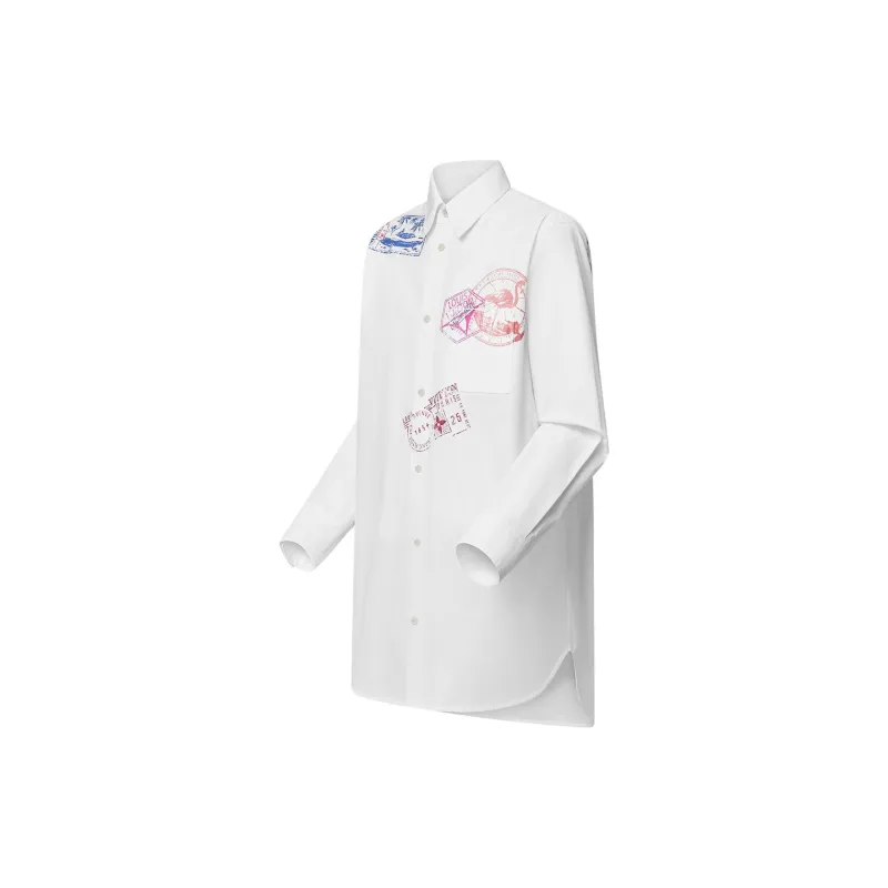 LOUIS VUITTON Travel Stamp Long Shirt-2