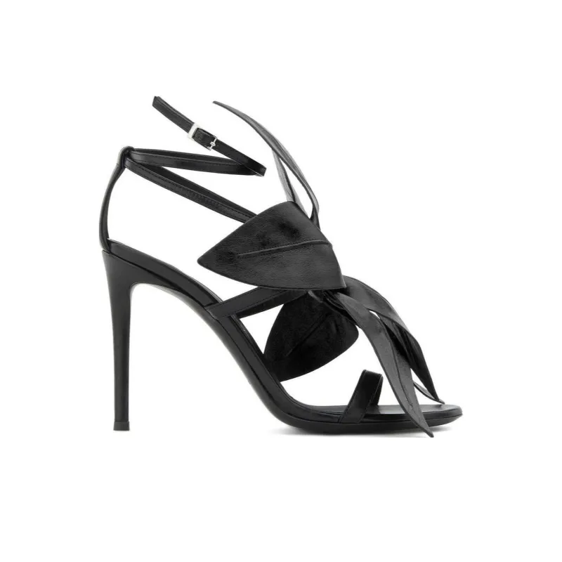 giuseppe zanotti Lilium Floral-embellished Stiletto Sandals-1