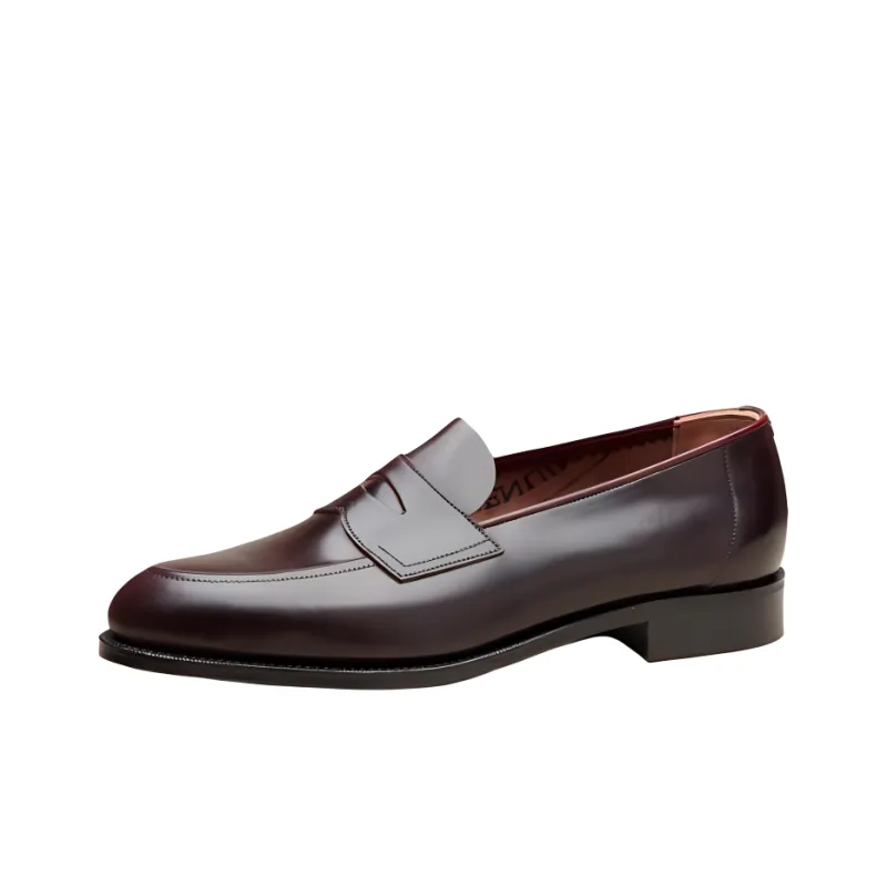 Edward Green Piccadilly Loafers Men's Burgundy-2