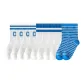 4 Large C+4 White with Two Stripes+2 Blue