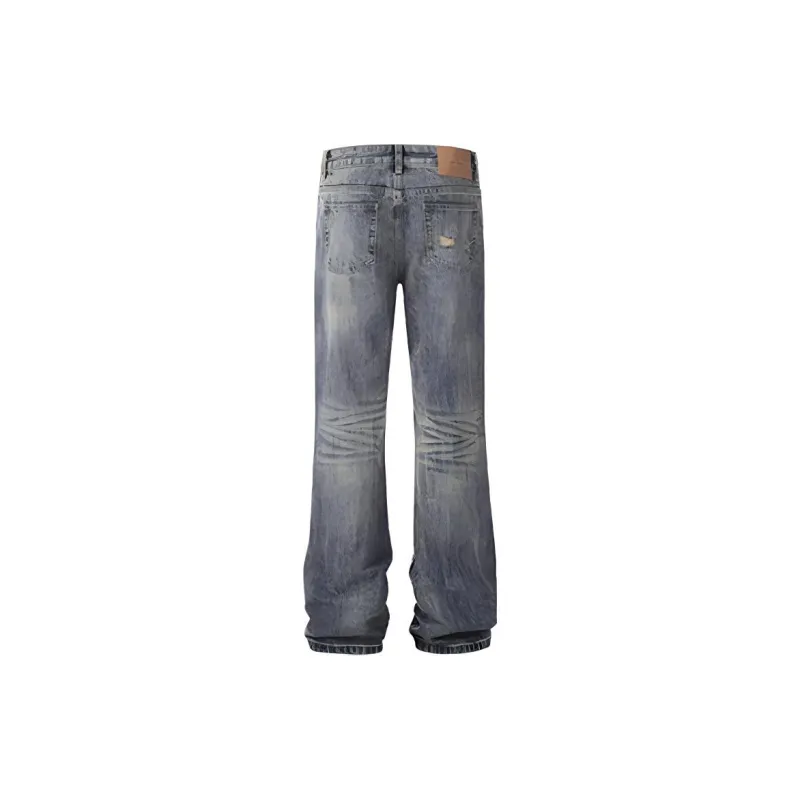 YINLEI Jeans Unisex Blue-1