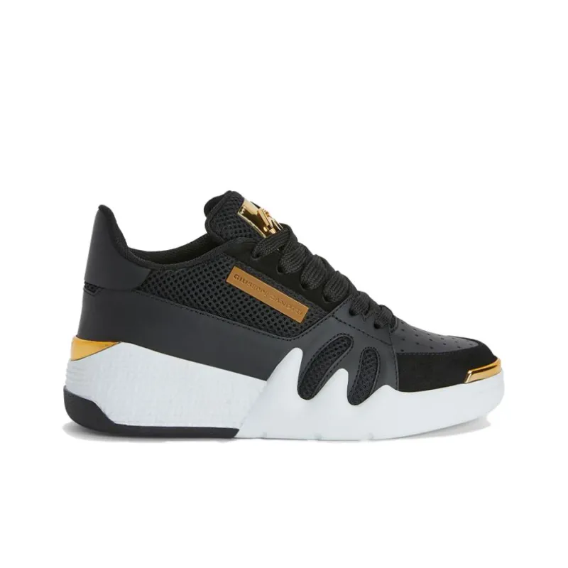 Giuseppe Zanotti/GZ Talon Low Top Stylish Skateboarding Shoes Women's Black White-1