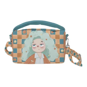 AOSONG Suede Technology Fabric Crossbody Handbag Women's Crispy Egg Roll