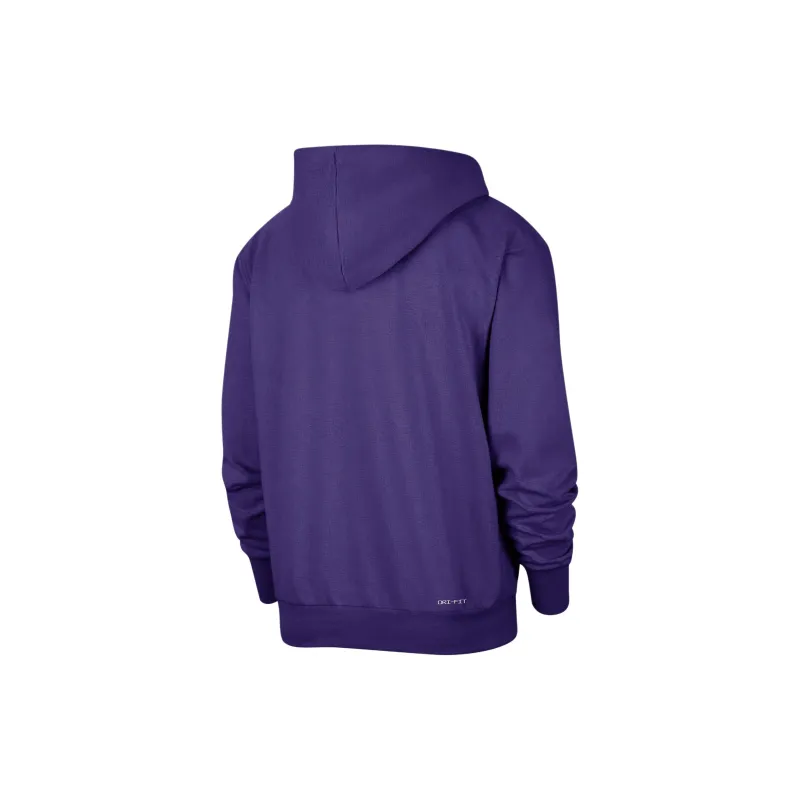 Nike Los Angeles LakersDri FIT Standard Issue FW24 Courtside Sweatshirt Men's Purple-1