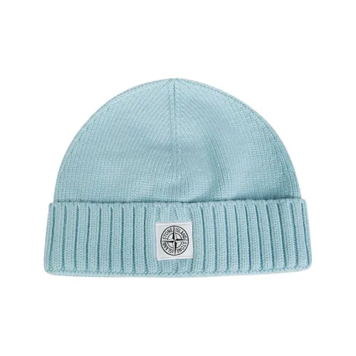 STONE ISLAND Logo Patch Ribbed Beanie