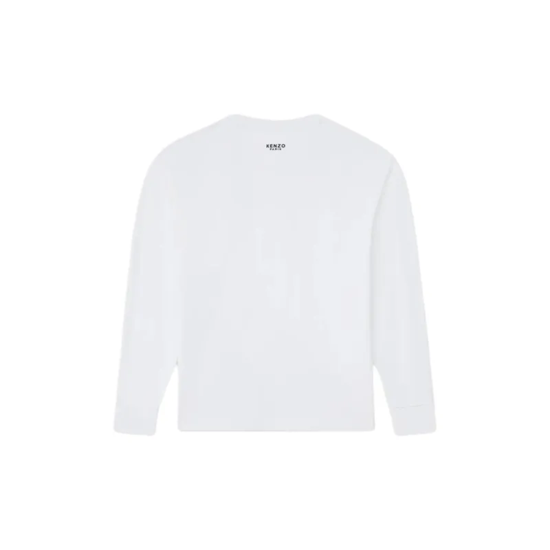 KENZO Boke Embroidered Long Sleeved T Shirt-1