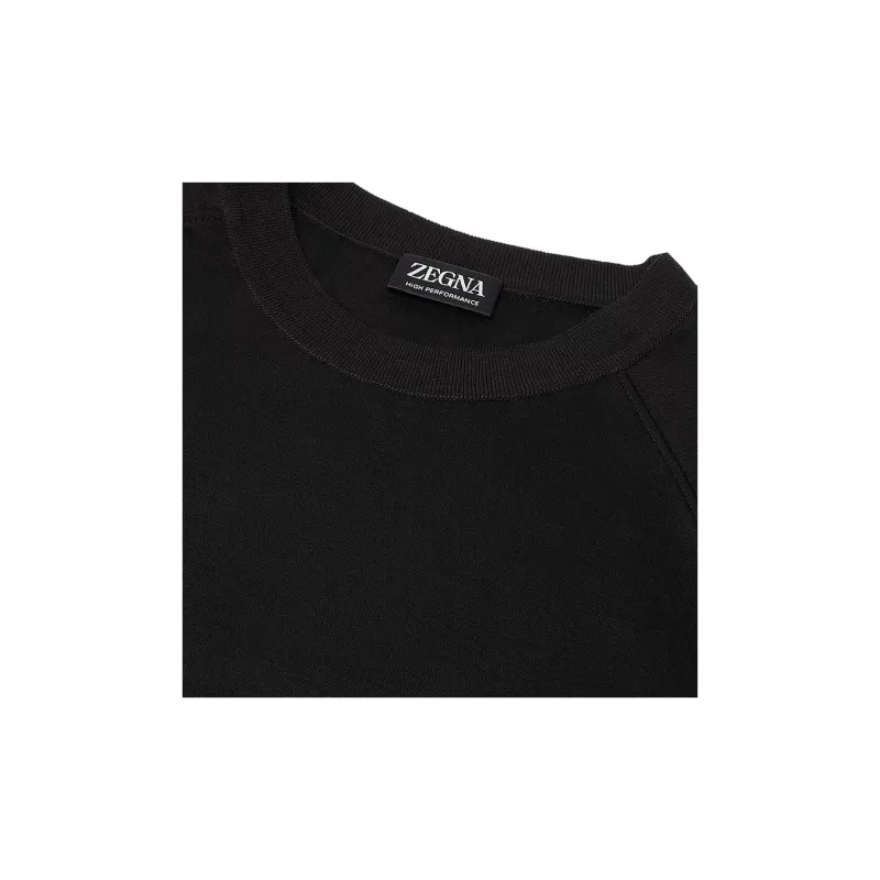 Zegna Short sleeve Wool T shirt-3
