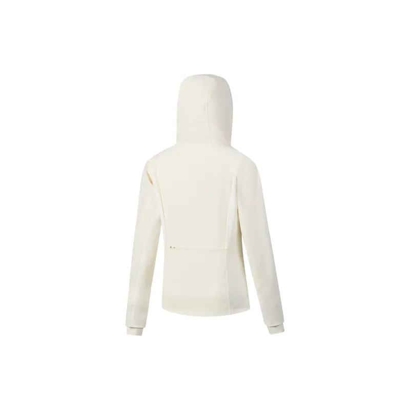 Saucony Breathable Lightweight Windbreaker Jacket Women's Oatmeal White-1