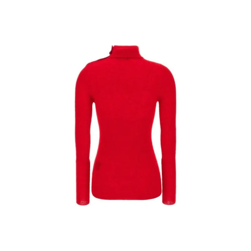 BALMAIN Classic Long Sleeve Turtleneck Top-1