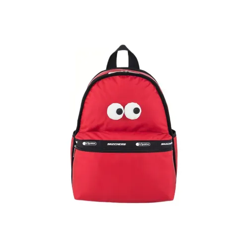Skechers LeSportsac Poetry Joint Fabric Backpack Regular Unisex Deep Red