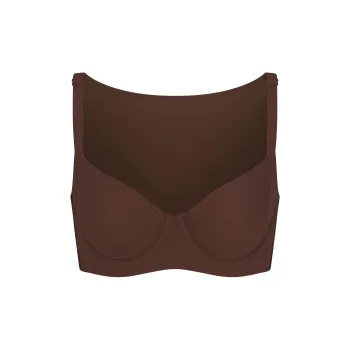 SKIMS FW24 FITS EVERYBODY BACK SMOOTHING FULL COVERAGE BRA Bra Women's 1 Pack COCOA/Cocoa