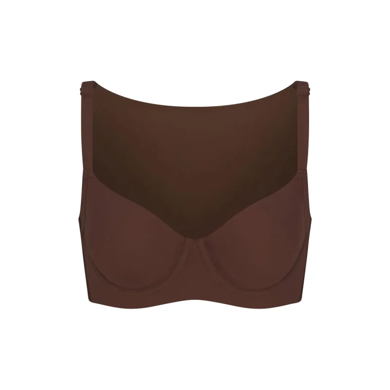 SKIMS FW24 FITS EVERYBODY BACK SMOOTHING FULL COVERAGE BRA Bra Women's 1 Pack COCOA/Cocoa-0