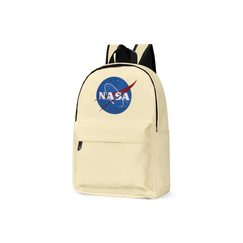 TURN UP X NASA Collaboration Nylon Computer Backpack Regular Unisex Ecru-44