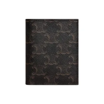 CELINE Triomphe Canvas Wallet Regular Men's Black