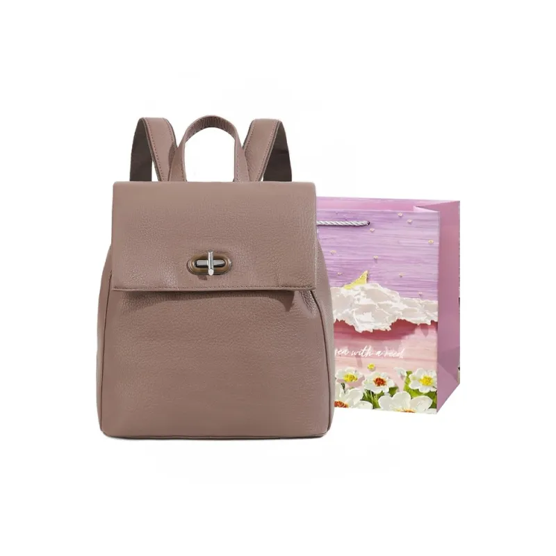 Bansusu PU Carry Backpack Regular Women's Brown/Coffee/Gray/Black/Khaki-4