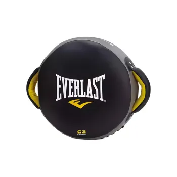 Everlast Taekwondo Equipment Taekwondo Kick Pad Cow Leather Unisex Black Gray