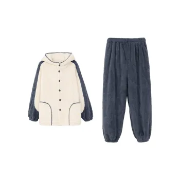 Aannsfam Pajama Set Men's Cream Yellow