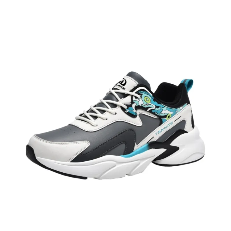 PALATIAL Cushioned Slip Resistant Abrasion Resistant Low Top Chunky Sneakers Men's-14