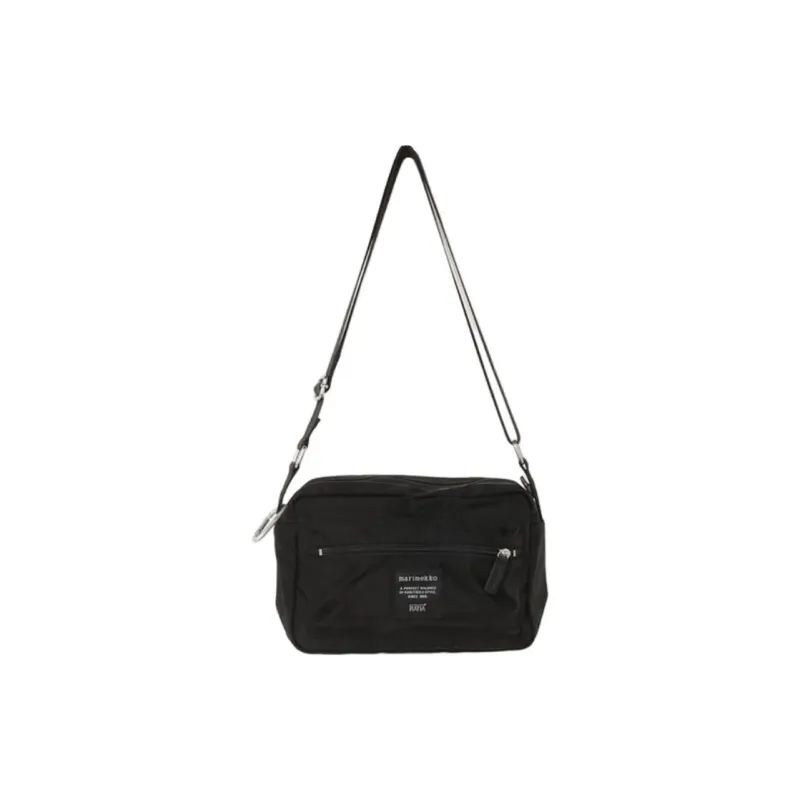 Marimekko Nylon Crossbody Bag Shoulder Bag Unisex Black-4