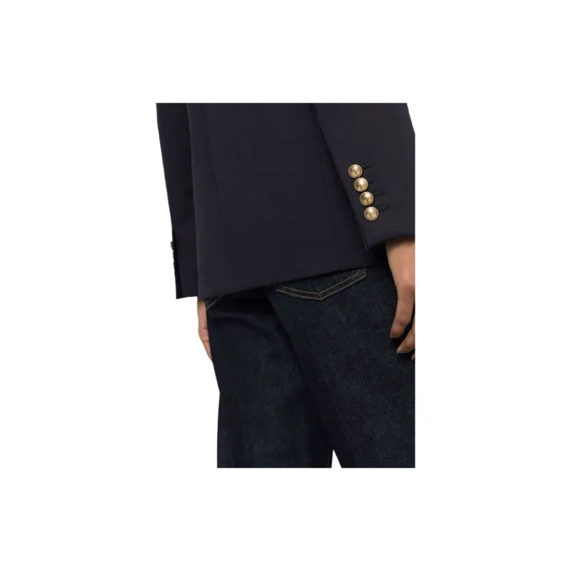 SAINT LAURENT Single breasted Wool Blazer-4